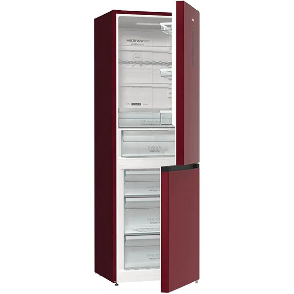 Frigider congelator Gorenje NRK6192AR4, 302 l, 185 cm, NoFrost, MultiFlow 360°, AdapTech, clasa energetica E, visiniu