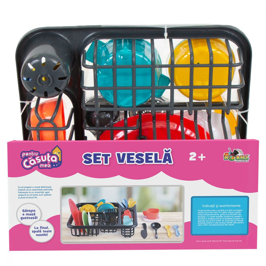 Set Vesela de jucarie, Pentru Casuta Mea, Multicolor