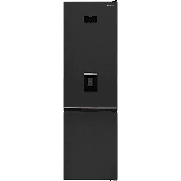 Combina frigorifica SHARP SJ-BA32DHDAE-EU, AdvancedNoFrost, 367 l, H 201 cm, Clasa E, Dozator Apa, Argintiu Inchis