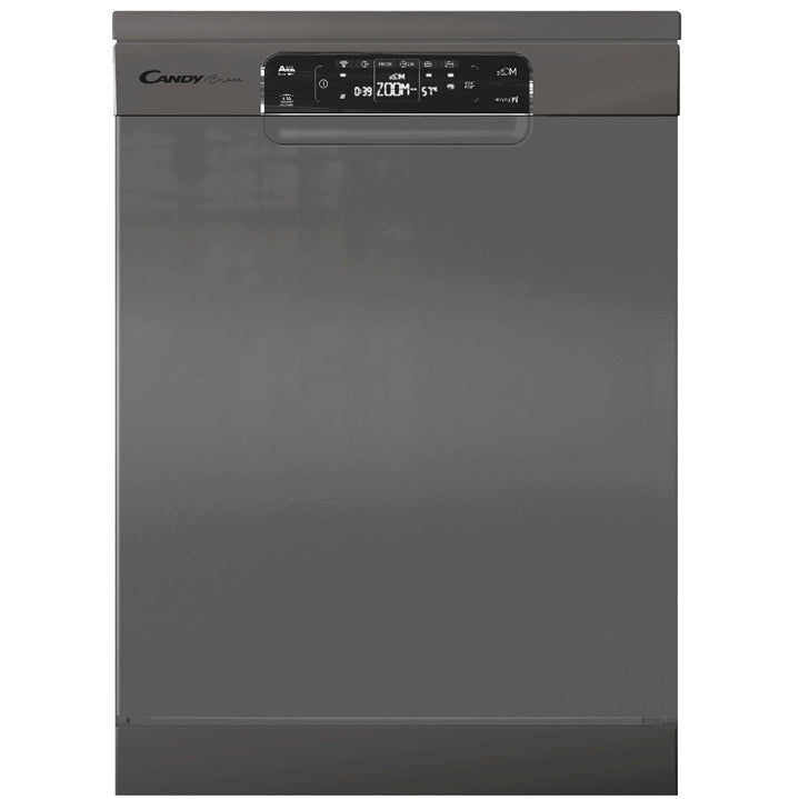 Masina de spalat vase Candy CDPN 4S603PX, 16 seturi, Clasa C, Display, Auto door open, 60 cm, Inox