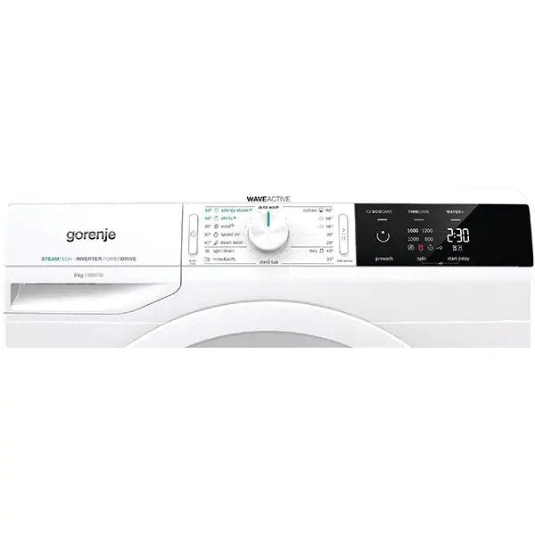 Masina de spalat rufe frontala GORENJE WEI863S, SteamTech, 8kg, 1600rpm, Clasa A+++, Alb