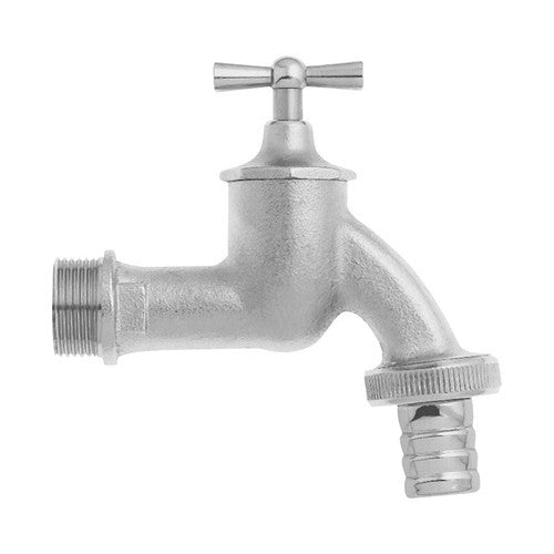 Ventil de scurgere din alama, nichelat 3/4"