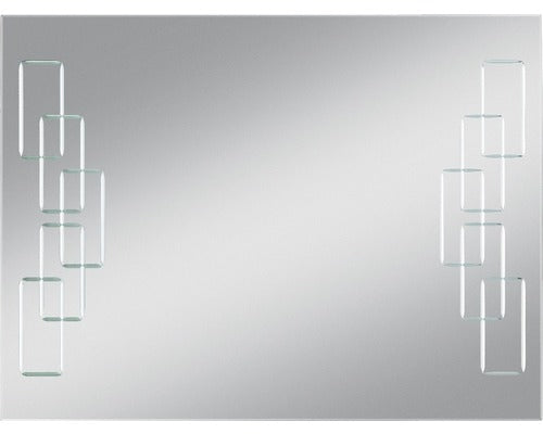 Oglinda baie Geometric 80x60 cm