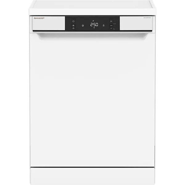 Masina de spalat vase SHARP QW-NA31F45EW-EU, 15 seturi, 6 programe, 60 cm, Clasa E, Alb