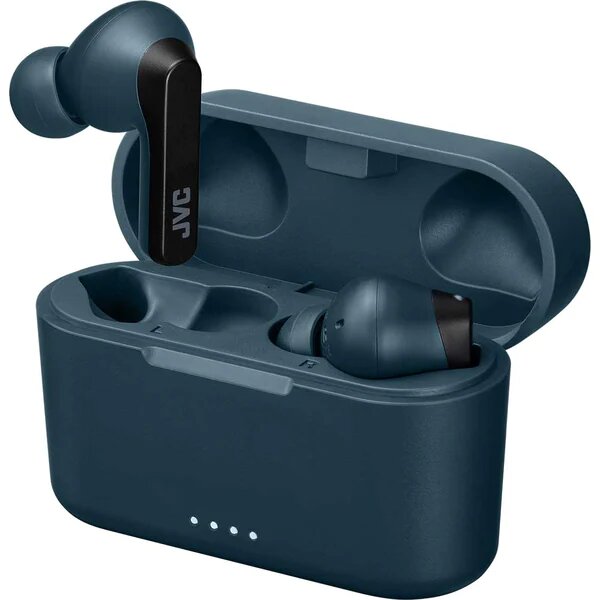 Casti JVC HA-A9T-A-E, True Wireless, Bluetooth, In-Ear, Microfon, Albastru-Negru