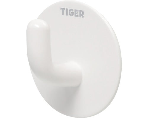 Cuier Baie Tiger Alb Rotund