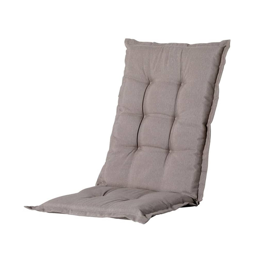 Perna de scaun cu spatar inalt Basic Madison, gri taupe, 123x50 cm, 1.24 Kg