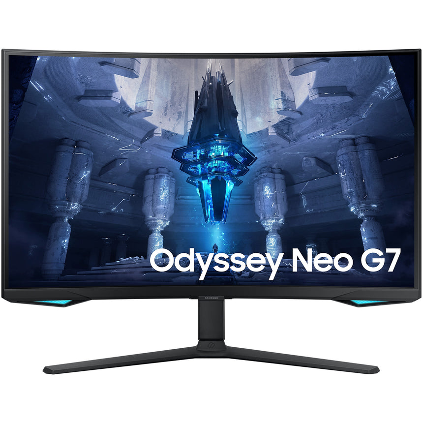 Monitor Gaming Curbat LED VA Samsung Odyssey Neo G7 LS32BG750NPXEN, 32", 4K UHD (3840x2160), 165Hz, 1ms GTG, AMD FreeSync™ Premium Pro, 1000R, RGB CoreSync, 2x Hub USB, HDMI, DisplayPort, Pivot, VESA, negru