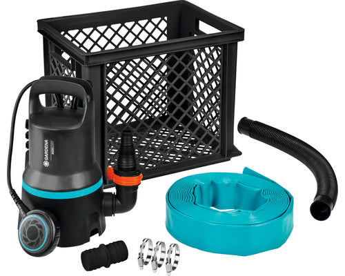 Set Pompa Pentru Apa Murdara Gardena 300 W 9000 L/h H 6 M