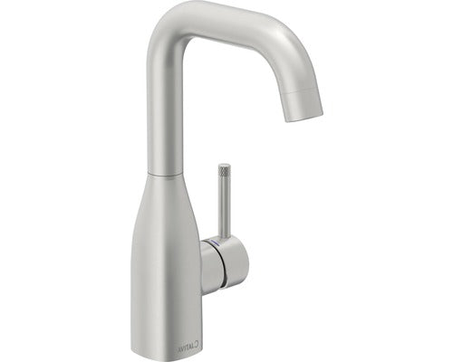 Baterie lavoar monocomanda AVITAL Lay Grande ventil Push-Open inox