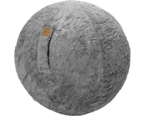 Minge Scaun/fotoliu Sitting Ball Fluffy Gri Ø 65 Cm