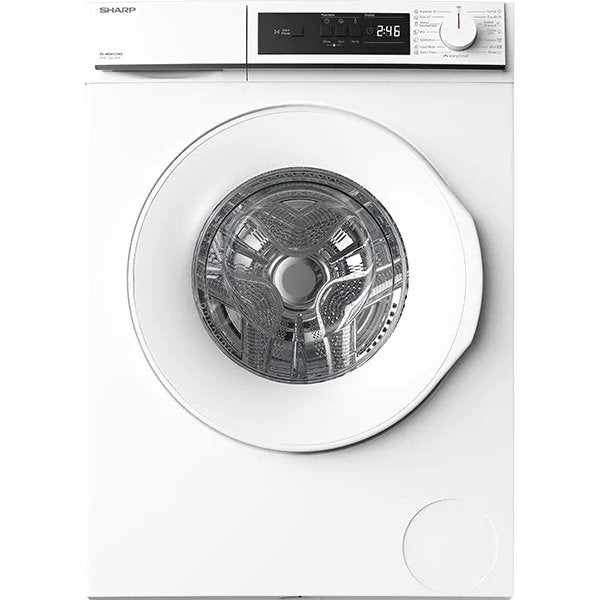 Masina de spalat rufe frontala SHARP ES-NFA8121WD-EE, 8 kg, 1200 rpm, Clasa A+++, Alb