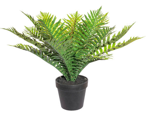 Planta Artificiala Feriga De Padure In Ghiveci H 40 Cm Verde