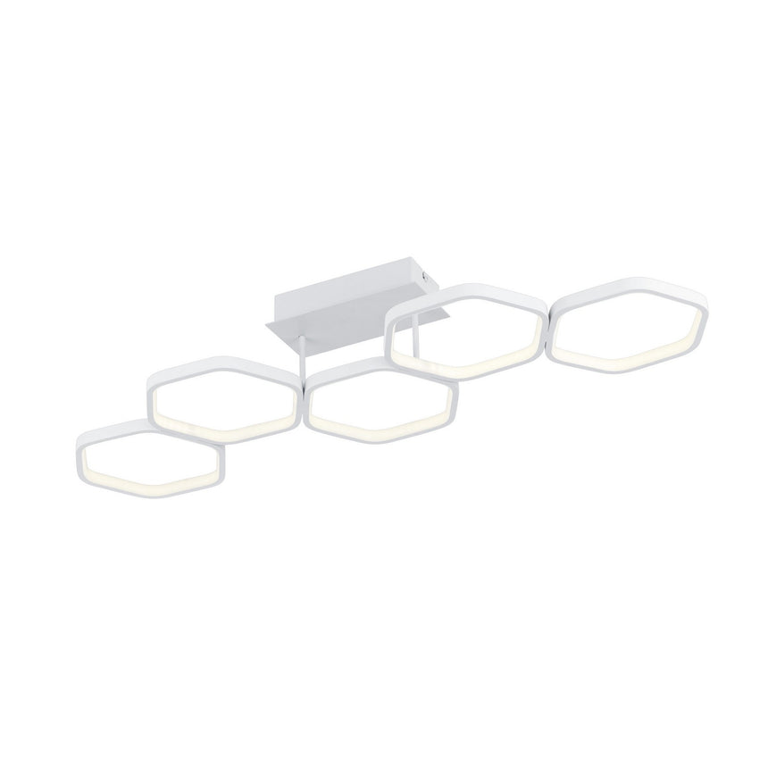 Plafoniera de iluminat, RL, Metal, Lumina LED, Alb