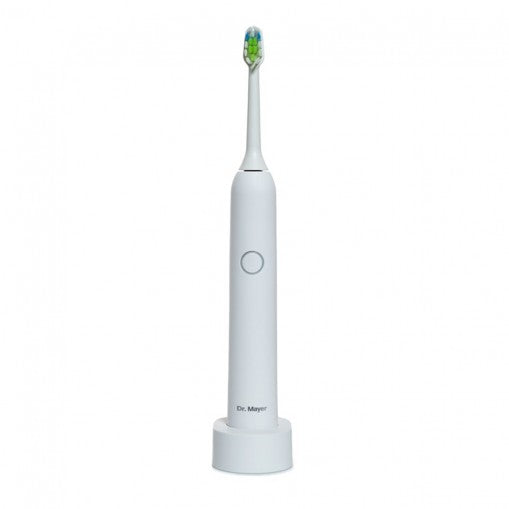 Periuta electrica sonica GTS2010 Dr. Mayer, Alb, 31000 rotatii/min, silentioasa, 2 moduri de curatare (Curatare, sensibil), Incarcare USB, 2 capete incluse