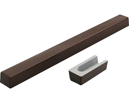 Prag Cabina Dus Drept din Marmura Compozita 80 cm Venge Dark