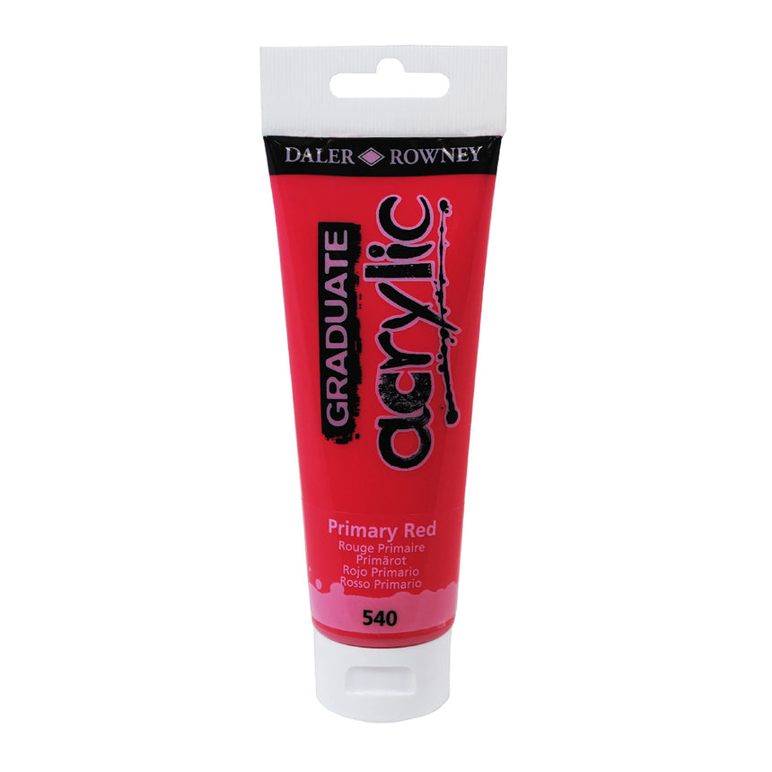 Culoare acrilica Graduate Daler Rowney - Primary Red - 120 ml