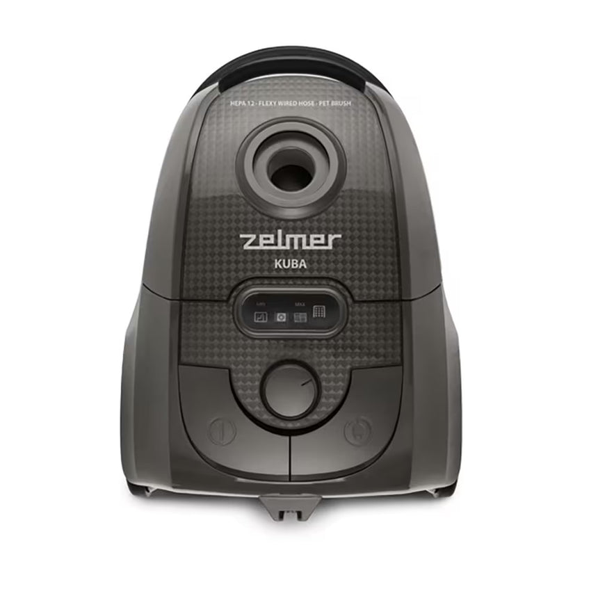 Aspirator cu sac, Zelmer, ZVC334, 650W, Hepa 12, Capacitate sac 3L, Gri