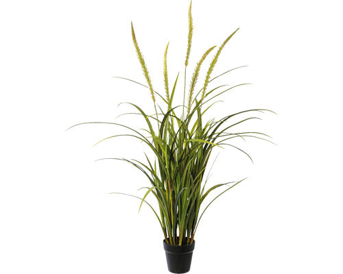 Planta Artificiala Miscanthus In Ghiveci H 120 Cm Verde