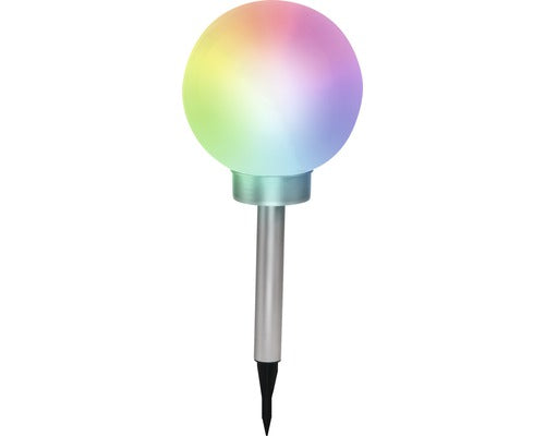 Lampa Solara Sfera Cu Led Rgbw Ø200 Mm, Culori Interschimbabile