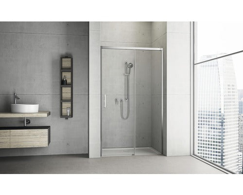 Usa de nisa glisanta Radaway Idea DWJ, 120x200 cm, deschidere dreapta, sticla securizata transparenta, profil crom
