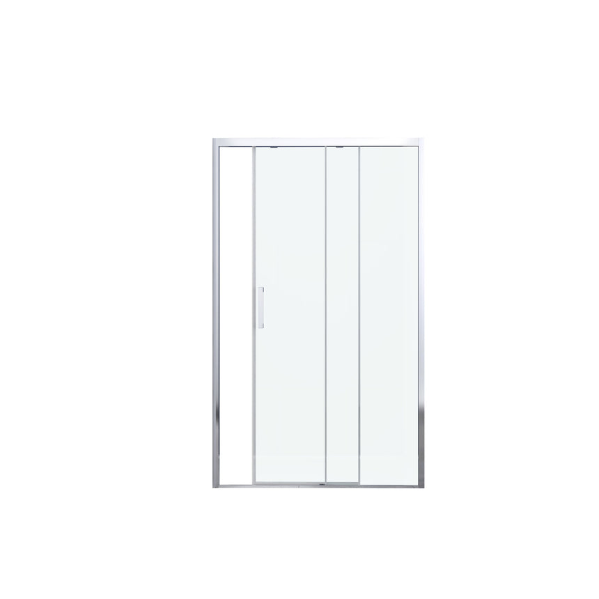 Usa culisanta de dus cu SOFT CLOSE 100x195cm pentru inchidere modulara de nisa sau de colt ELITE CROM