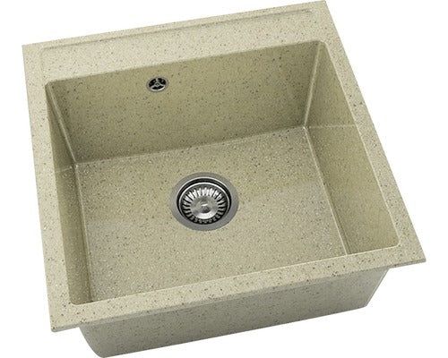 Chiuveta Bucatarie Cu O Cuva Fat Avangard 225 51x51 Cm, Fara Picurator, Granixit Sandcastle