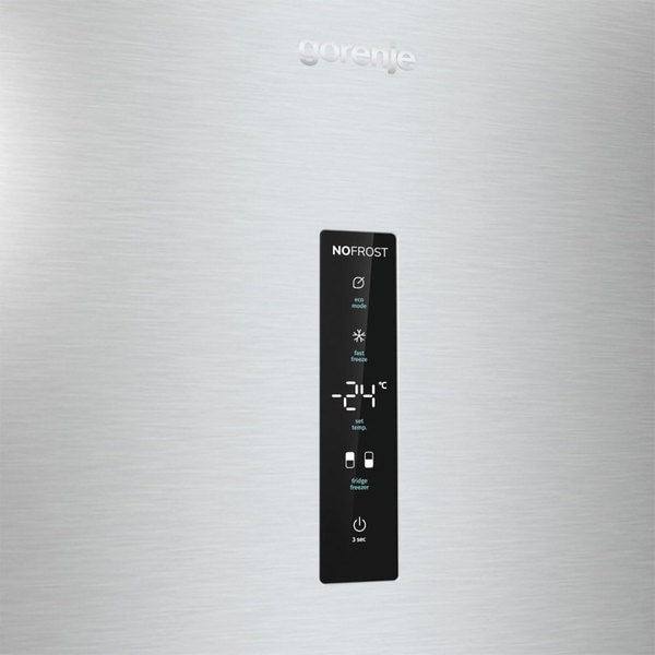 Combina Frigorifica Gorenje NRK61CA2XL4, Nofrost Plus, 326 L, H 185 Cm, Clasa C, Argintiu