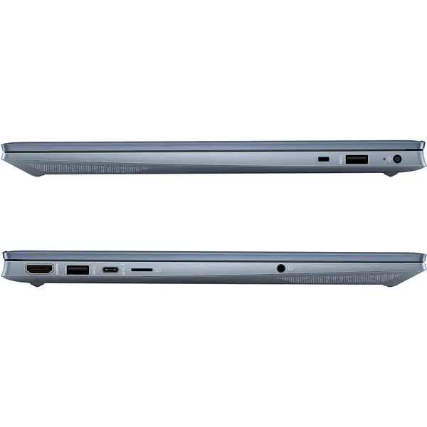Laptop HP Pavilion 15-eg2026nq, Intel Core i5-1235U pana la 4.4GHz, 15.6" Full HD, 16GB, SSD 512GB, NVIDIA GeForce MX550 2GB, Free DOS, Albastru