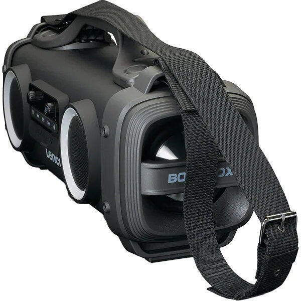 Boxa Portabila LENCO SPR-200BK, 50W, Bluetooth, Radio FM, MicroSD, Waterproof, Negru-Gri