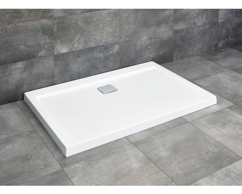 Cadita De Dus Dreptunghiulara Radaway Argos D 90x150x5,5 Cm Acril Alb 4ad915-01