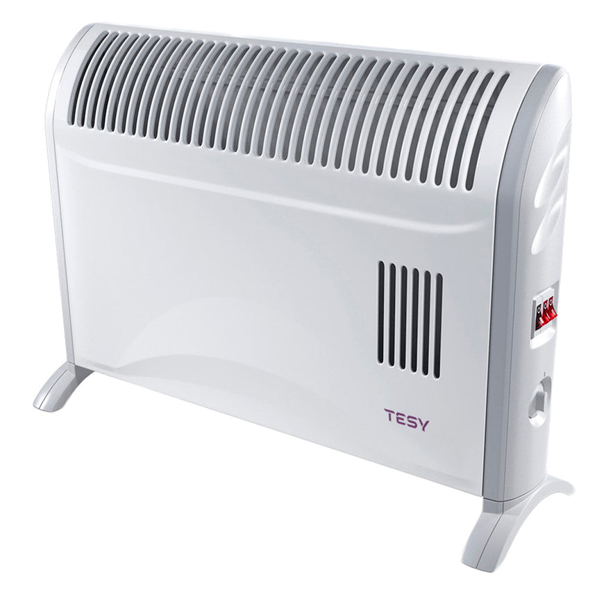 Convector electric de podea TESY CN 204 ZF, 2000 W, 3 trepte de putere, Termostat de siguranta, Termostat reglabil, Protectie anti-inghet