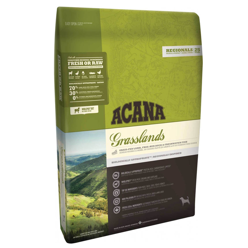 Hrana uscata pentru caini Acana Grasslands, 11.4 kg
