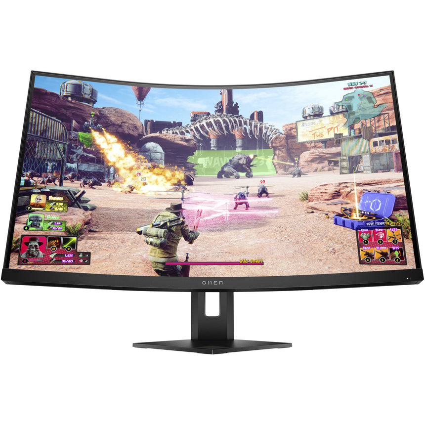 Monitor Gaming curbat HP OMEN 27c, 27", QHD, IPS, USB-C, USB, HDMI, DisplayPort, 3000:1, 1ms