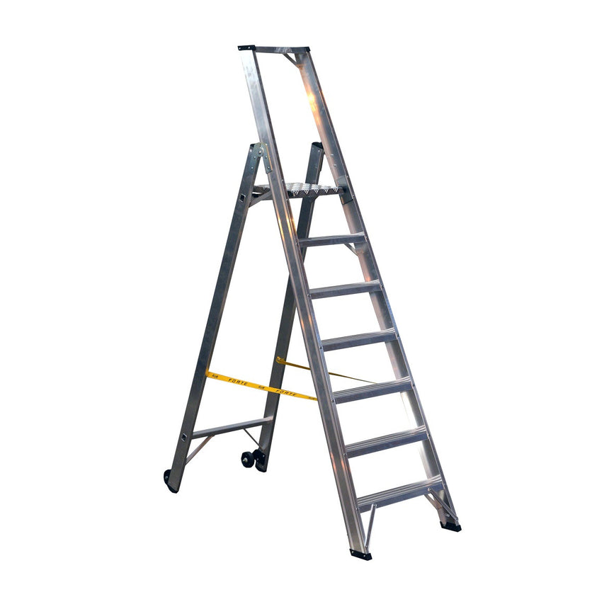 Scara dubla cu 1*7 trepte Alverosal , Aluminiu