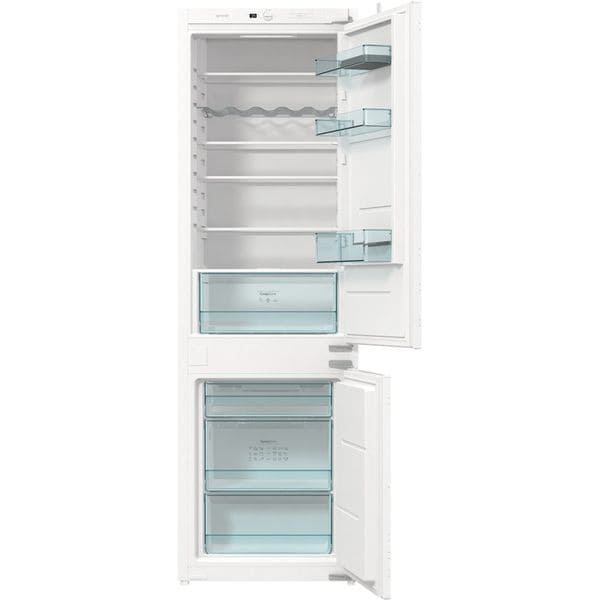Combina Frigorifica Incorporabila GORENJE NRKI418EE1, No Frost, 248 l, H 177 cm, Clasa E, Alb