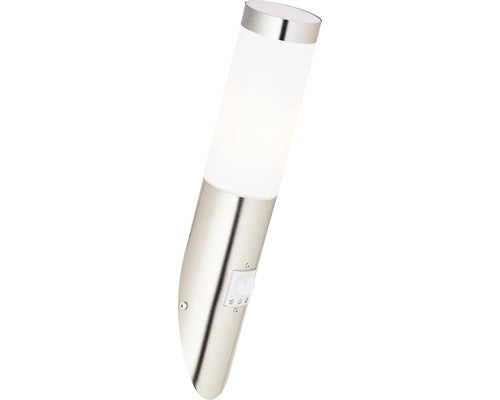 Aplica Chorus E27 Max. 1x20w, Senzor De Miscare, Pentru Exterior Ip44, Otel Inoxidabil
