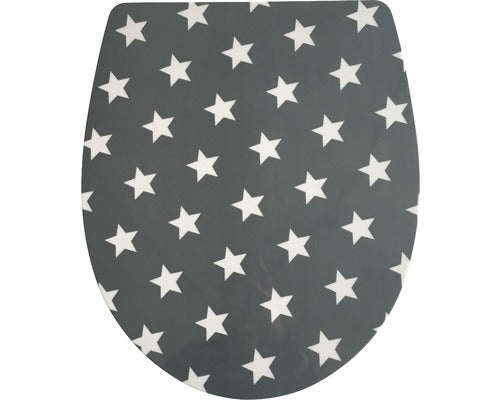 Capac WC ADOB Imola model stele, inchidere lenta, 44,5-46,5x38,5 cm