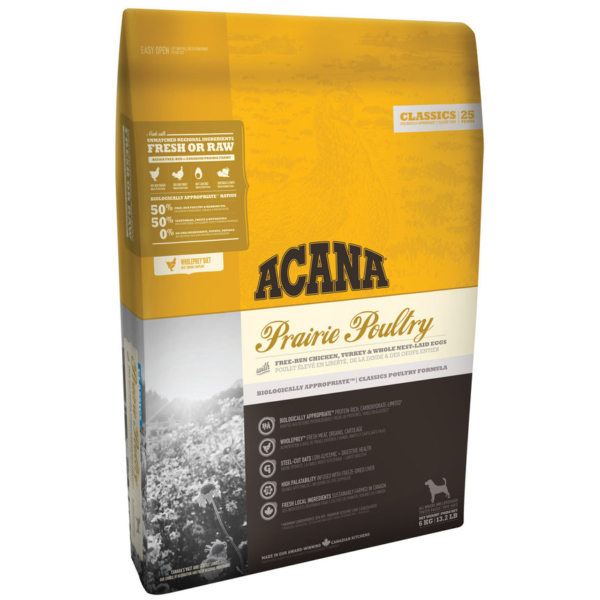 Hrana uscata pentru caini Acana Clasic Prairie cu Pui, 17 kg