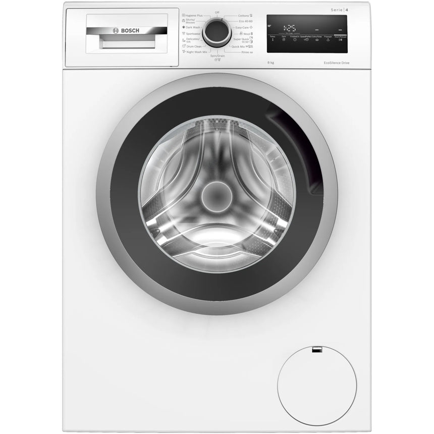 Masina de spalat rufe Bosch WAN28264BY, 8 kg, 1400 RPM,Clasa C, Motor EcoSilence Drive, SpeedPerfect, ActiveWater Plus, Alb