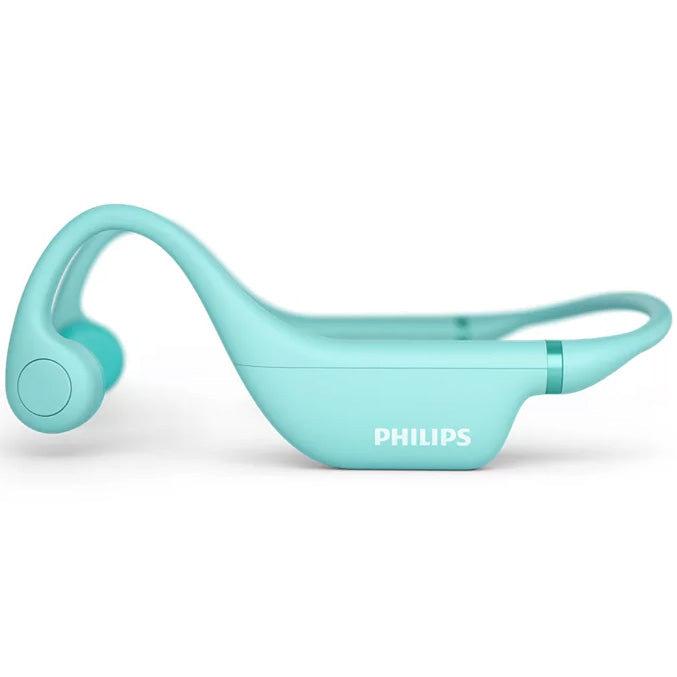 Casti Audio pentru copii Philips TAK4607GR/00, Conductie Osoasa, Bluetooth, Waterproof, Verde