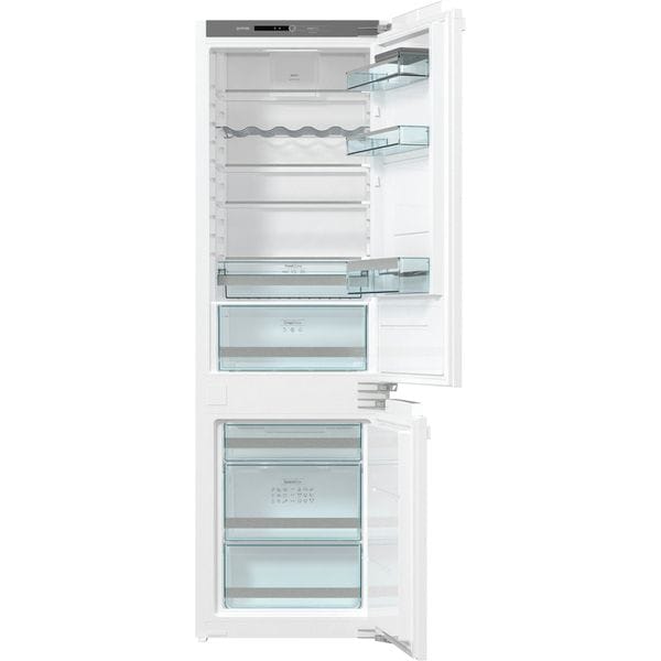 Combina frigorifica incorporabila Gorenje NRKI518EA1, 243l, H: 177,5 cm, IonAir + DynamiCooling, NoFrost, clasa energetica E, Alb