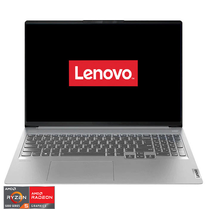 Laptop ultraportabil Lenovo IdeaPad 5 Pro 16ACH6 cu procesor AMD Ryzen 5 5600H, 16", WQXGA, 120Hz, 16GB, 512GB SSD, AMD Radeon Graphics, No OS, Cloud Grey