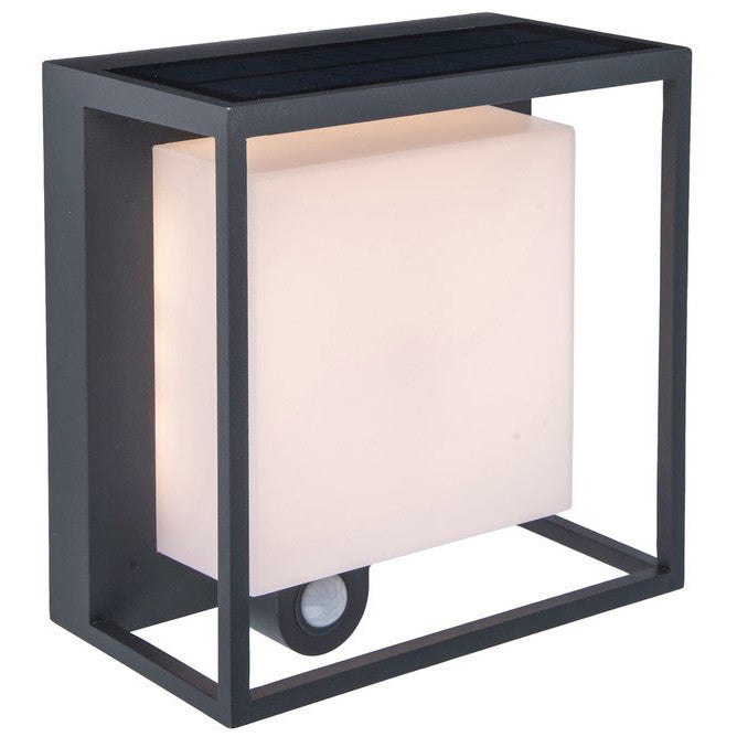 Lampa de exterior Curtis, Lutec, Metal, Negru