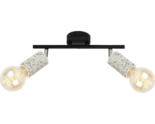 Sina Spoturi Simply E27 Max. 2x40w, Negru/Gri Beton