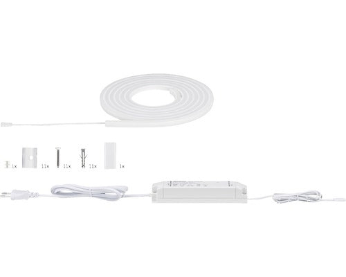 Banda LED MaxLED Flow 3m 37W, lumina calda, protectie la umiditate IP67, include alimentator