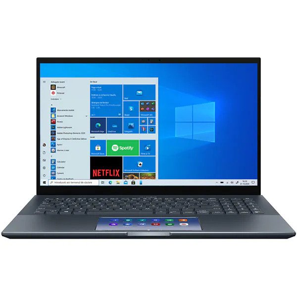 Laptop ASUS ZenBook UX535LI-H2310R, Intel Core i5-10300H pana la 4.5GHz, 15.6", 16GB, SSD 1TB, NVIDIA GeForce GTX 1650 Ti 4GB, Windows 10 Pro, Gri