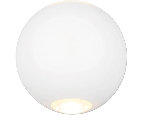 Aplica Cu Led Integrat Avisio 2x2w 250 Lumeni, Pentru Exterior Ip54, Alb Mat