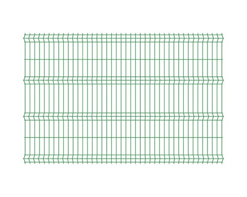 Panou Gard 3d Bordurat Zincat 1230x2510 Mm, 4 Mm Verde