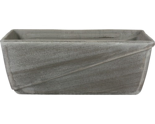 Ghiveci Spang, Argila, 40x19x16 Cm, Gri